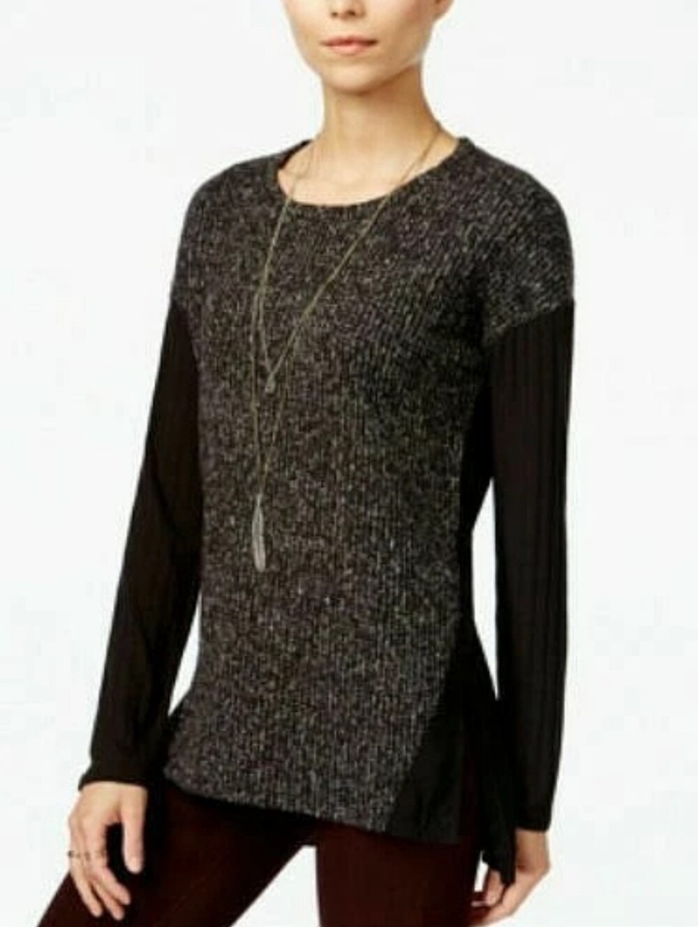 Sanctuary Colorblock Sweater Women's Size Large NWT